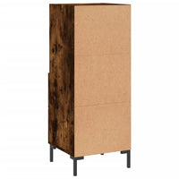 Credenza Rovere Fumo 34,5x34x90 cm in Legno Multistrato 828673