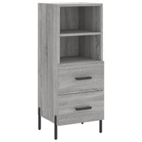 Credenza Grigio Sonoma 34,5x34x90 cm in Legno Multistratocod mxl 104798