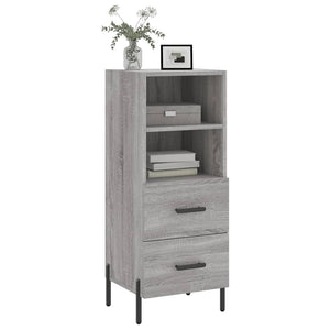 Credenza Grigio Sonoma 34,5x34x90 cm in Legno Multistratocod mxl 104798