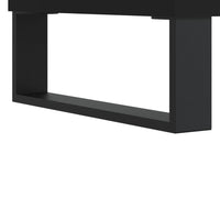 Credenza Nero 34,5x34x90 cm in Legno Multistrato 828693