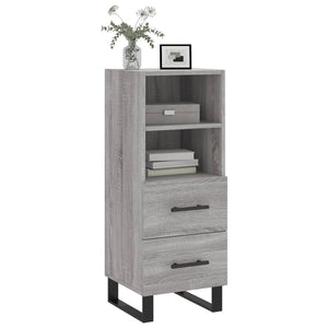 Credenza Grigio Sonoma 34,5x34x90 cm in Legno Multistratocod mxl 128611