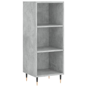 Credenza Grigio Cemento 34,5x32,5x90 cm in Legno Multistrato 828712