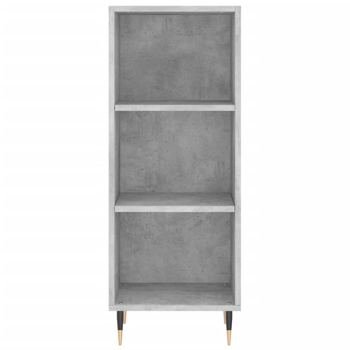 Credenza Grigio Cemento 34,5x32,5x90 cm in Legno Multistrato 828712