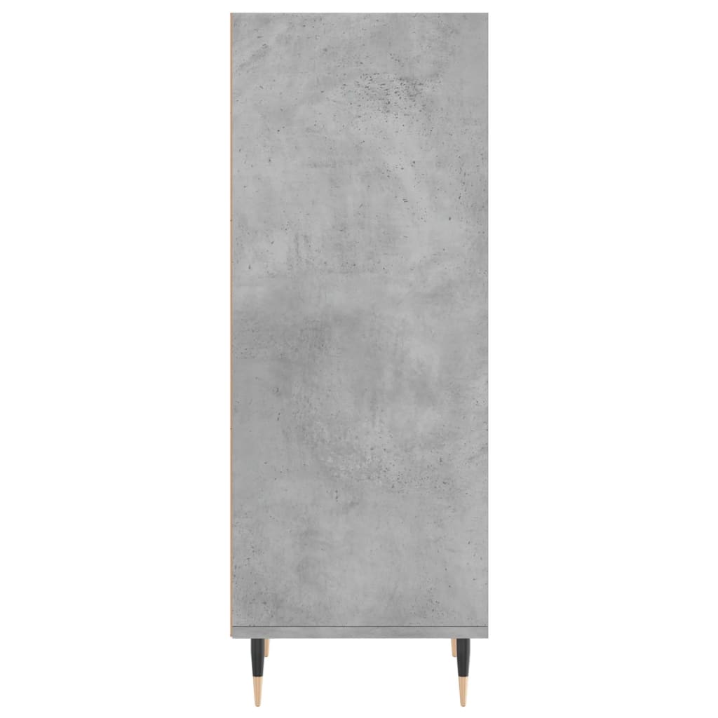 Credenza Grigio Cemento 34,5x32,5x90 cm in Legno Multistrato 828712