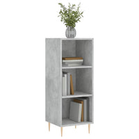 Credenza Grigio Cemento 34,5x32,5x90 cm in Legno Multistrato 828720