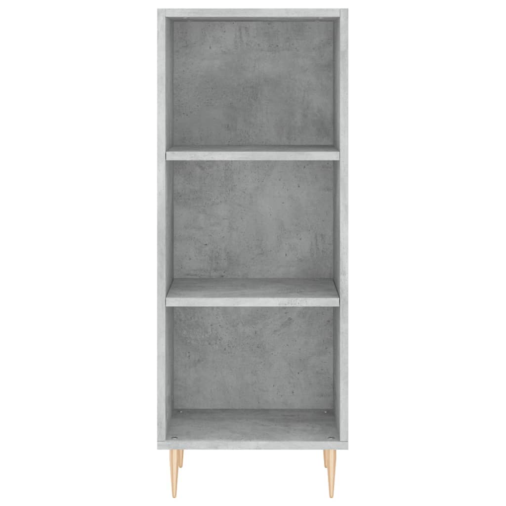 Credenza Grigio Cemento 34,5x32,5x90 cm in Legno Multistrato 828720