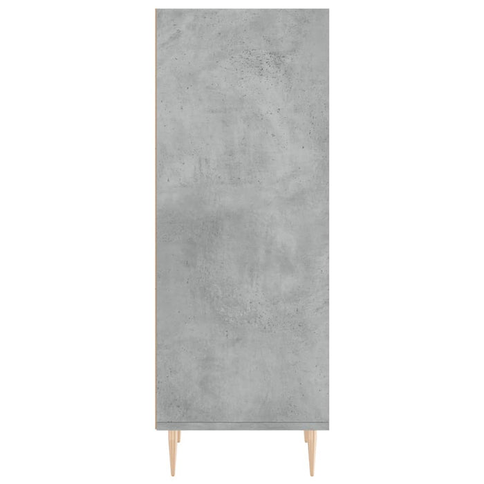 Credenza Grigio Cemento 34,5x32,5x90 cm in Legno Multistrato 828720