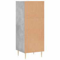 Credenza Grigio Cemento 34,5x32,5x90 cm in Legno Multistrato 828720