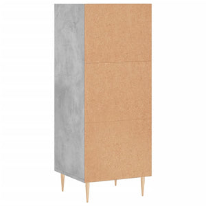 Credenza Grigio Cemento 34,5x32,5x90 cm in Legno Multistrato 828720