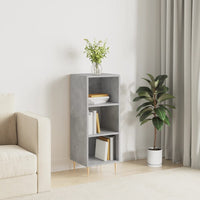 Credenza Grigio Cemento 34,5x32,5x90 cm in Legno Multistrato 828720