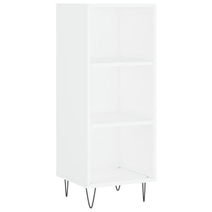 Credenza Bianca 34,5x32,5x90 cm in Legno Multistrato 828724