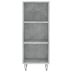 Credenza Grigio Cemento 34,5x32,5x90 cm in Legno Multistrato 828728