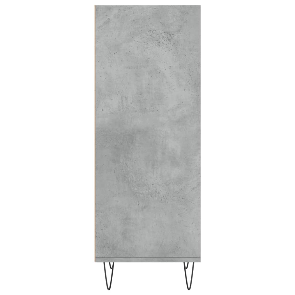 Credenza Grigio Cemento 34,5x32,5x90 cm in Legno Multistrato 828728