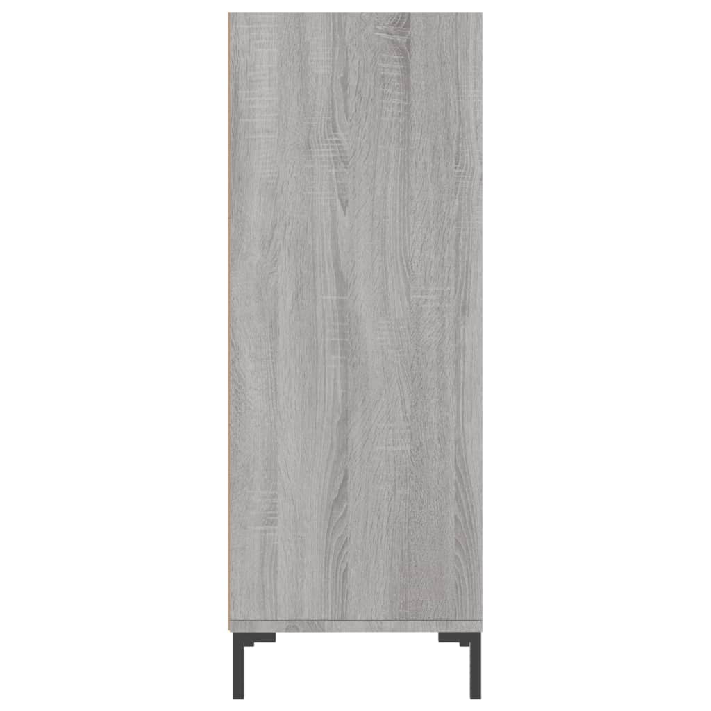 Credenza Grigio Sonoma 34,5x32,5x90 cm in Legno Multistrato 828738