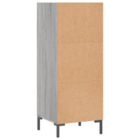 Credenza Grigio Sonoma 34,5x32,5x90 cm in Legno Multistrato 828738