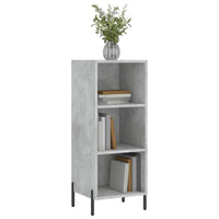 Credenza Grigio Cemento 34,5x32,5x90 cm in Legno Multistrato 828744