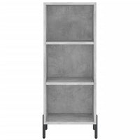 Credenza Grigio Cemento 34,5x32,5x90 cm in Legno Multistrato 828744