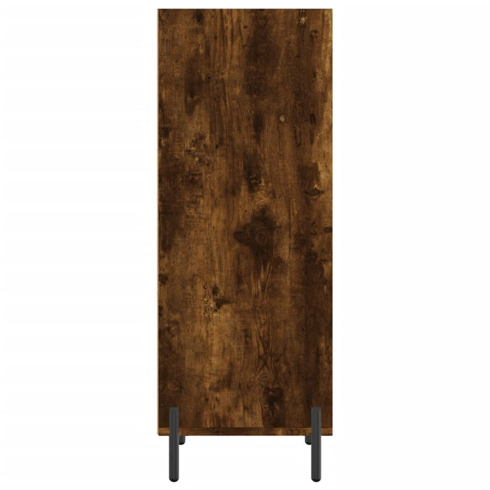 Credenza Rovere Fumo 34,5x32,5x90 cm in Legno Multistrato 828745