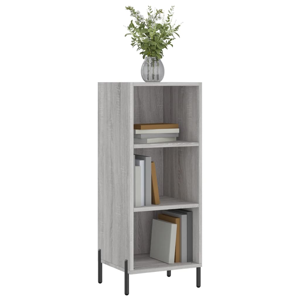 Credenza Grigio Sonoma 34,5x32,5x90 cm in Legno Multistratocod mxl 80903