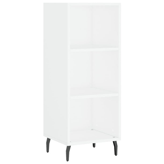 Credenza Bianca 34,5x32,5x90 cm in Legno Multistrato 828748