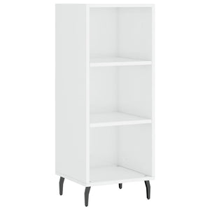 Credenza Bianco Lucido 34,5x32,5x90 cm in Legno Multistratocod mxl 79997