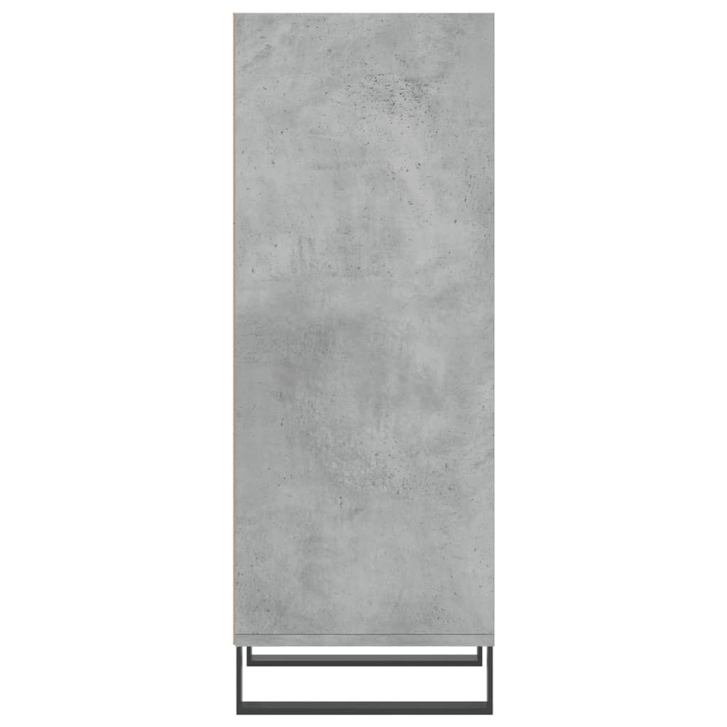 Credenza Grigio Cemento 34,5x32,5x90 cm in Legno Multistrato 828760