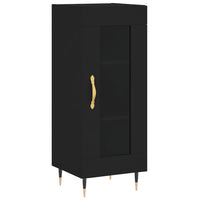 Credenza Nero 34,5x34x90 cm in Legno Multistratocod mxl 79080