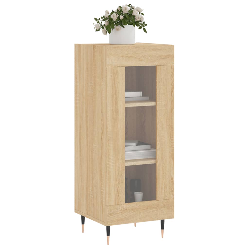 Credenza Rovere Sonoma 34,5x34x90 cm in Legno Multistratocod mxl 128390