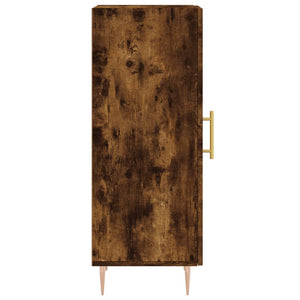 Credenza Rovere Fumo 34,5x34x90 cm in Legno Multistrato 828785