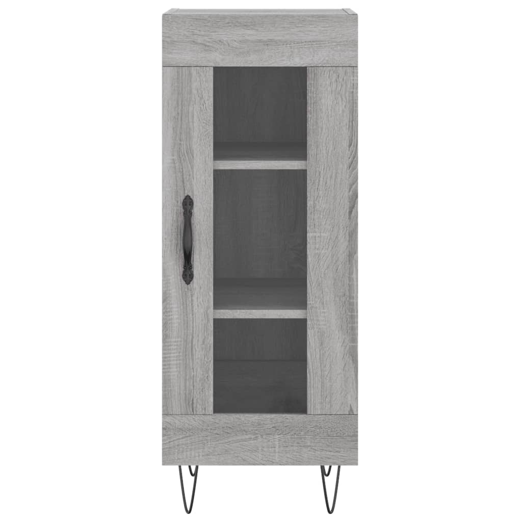 Credenza Grigio Sonoma 34,5x34x90 cm in Legno Multistrato 828794