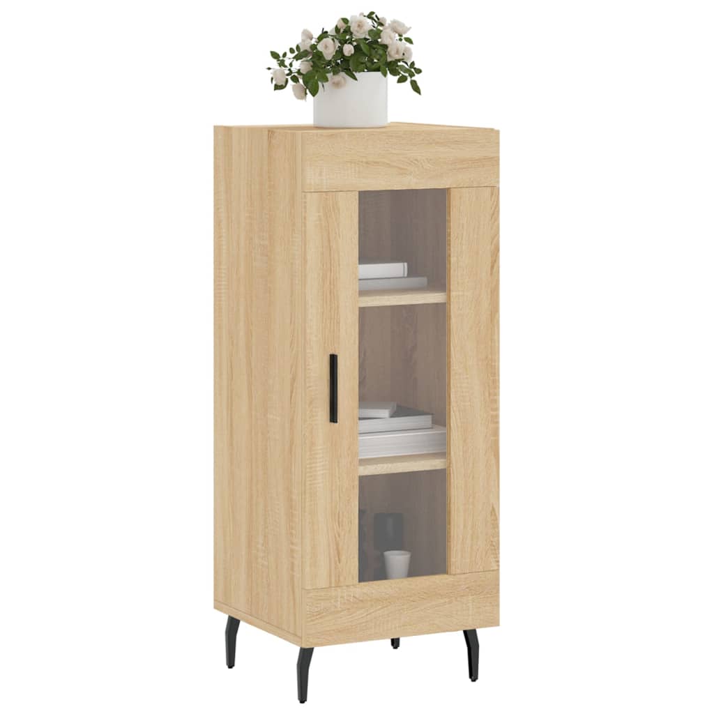 Credenza Rovere Sonoma 34,5x34x90 cm in Legno Multistrato 828815