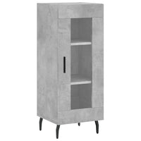 Credenza Grigio Cemento 34,5x34x90 cm in Legno Multistratocod mxl 82210