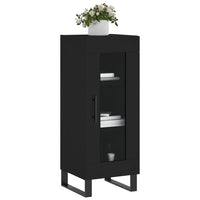 Credenza Nero 34,5x34x90 cm in Legno Multistratocod mxl 79092