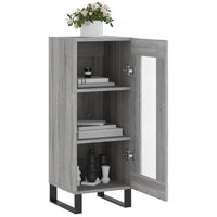 Credenza Grigio Sonoma 34,5x34x90 cm in Legno Multistrato 828826