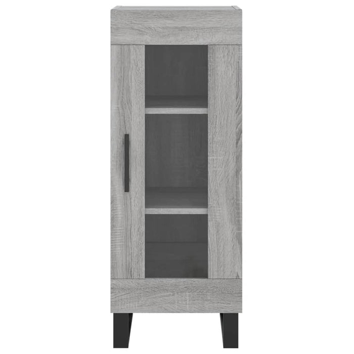 Credenza Grigio Sonoma 34,5x34x90 cm in Legno Multistrato 828826