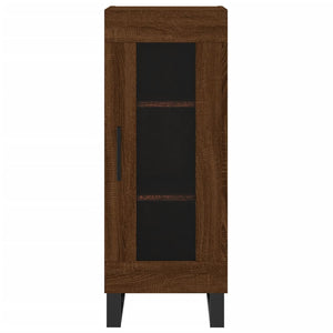 Credenza Rovere Marrone 34,5x34x90 cm in Legno Multistrato 828827