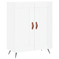 Credenza 69,5x34x90 cm in Legno Multistrato Bianco Lucido 830166