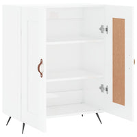 Credenza 69,5x34x90 cm in Legno Multistrato Bianco Lucido 830166