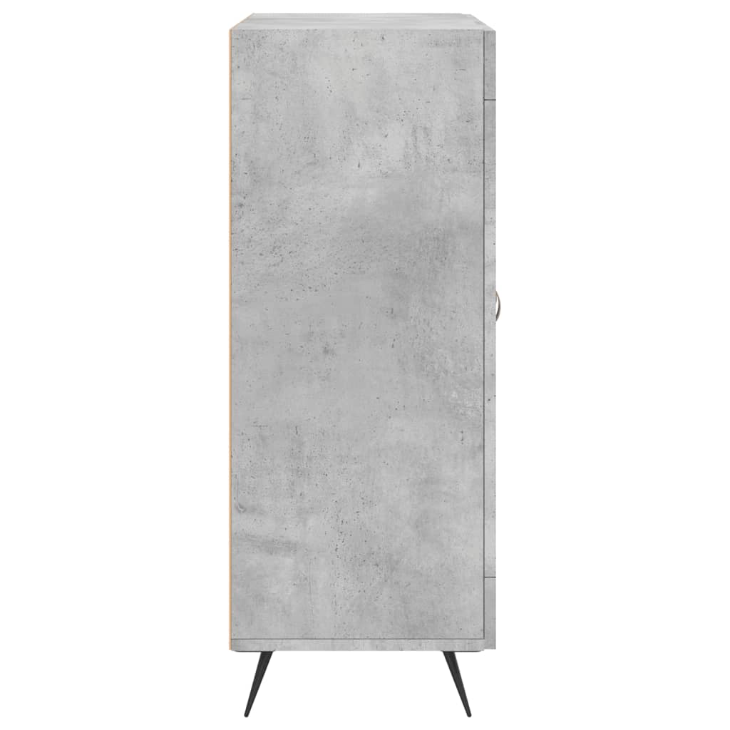 Credenza Grigio Cemento 69,5x34x90 cm in Legno Multistrato 830168