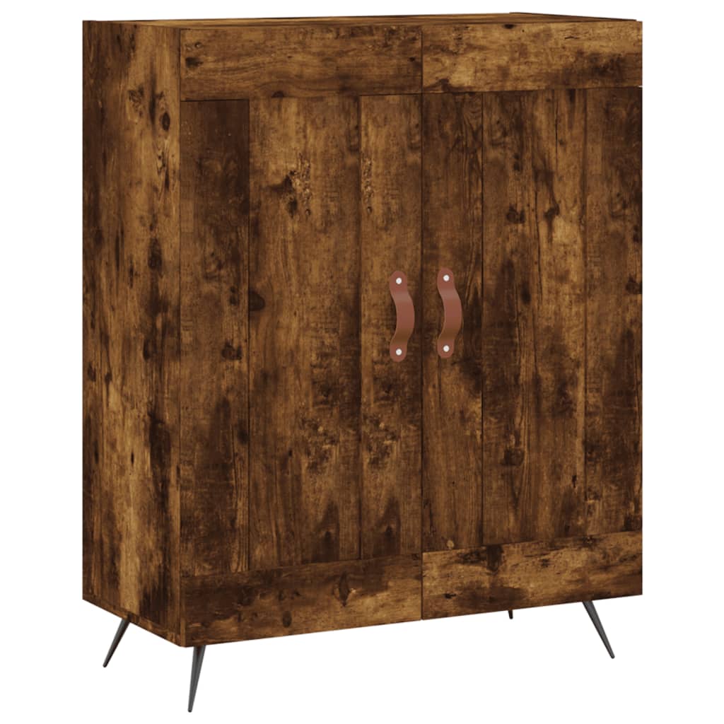 Credenza Rovere Fumo 69,5x34x90 cm in Legno Multistrato 830169