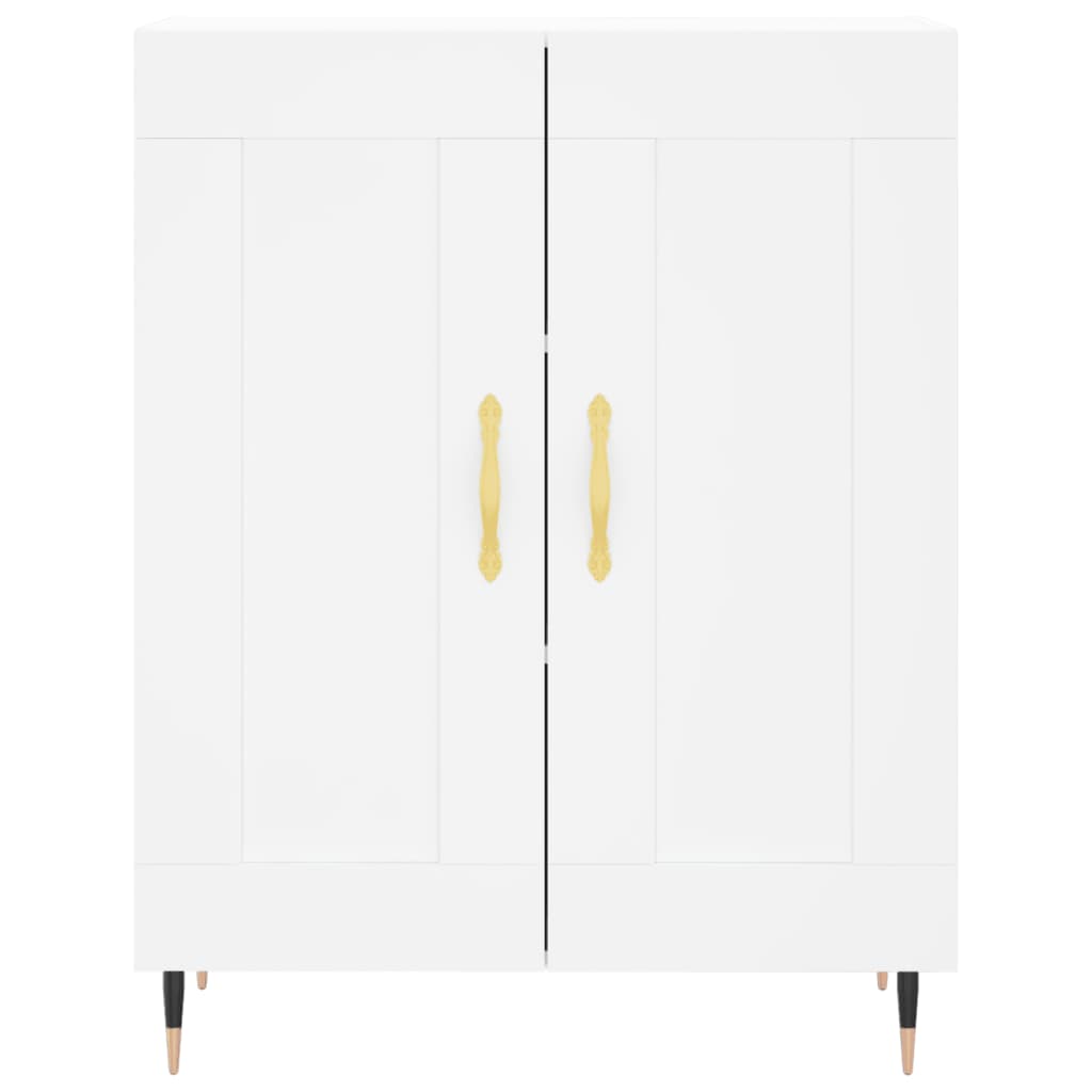 Credenza Bianca 69,5x34x90 cm in Legno Multistrato 830172