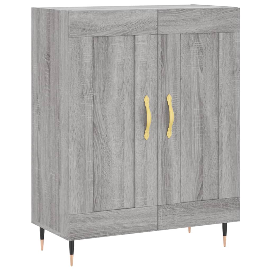 Credenza Grigio Sonoma 69,5x34x90 cm in Legno Multistratocod mxl 128658