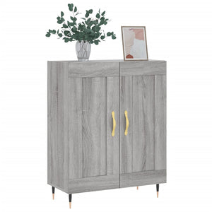 Credenza Grigio Sonoma 69,5x34x90 cm in Legno Multistrato 830178