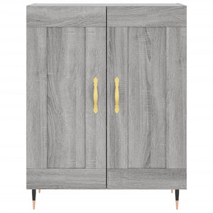 Credenza Grigio Sonoma 69,5x34x90 cm in Legno Multistrato 830178