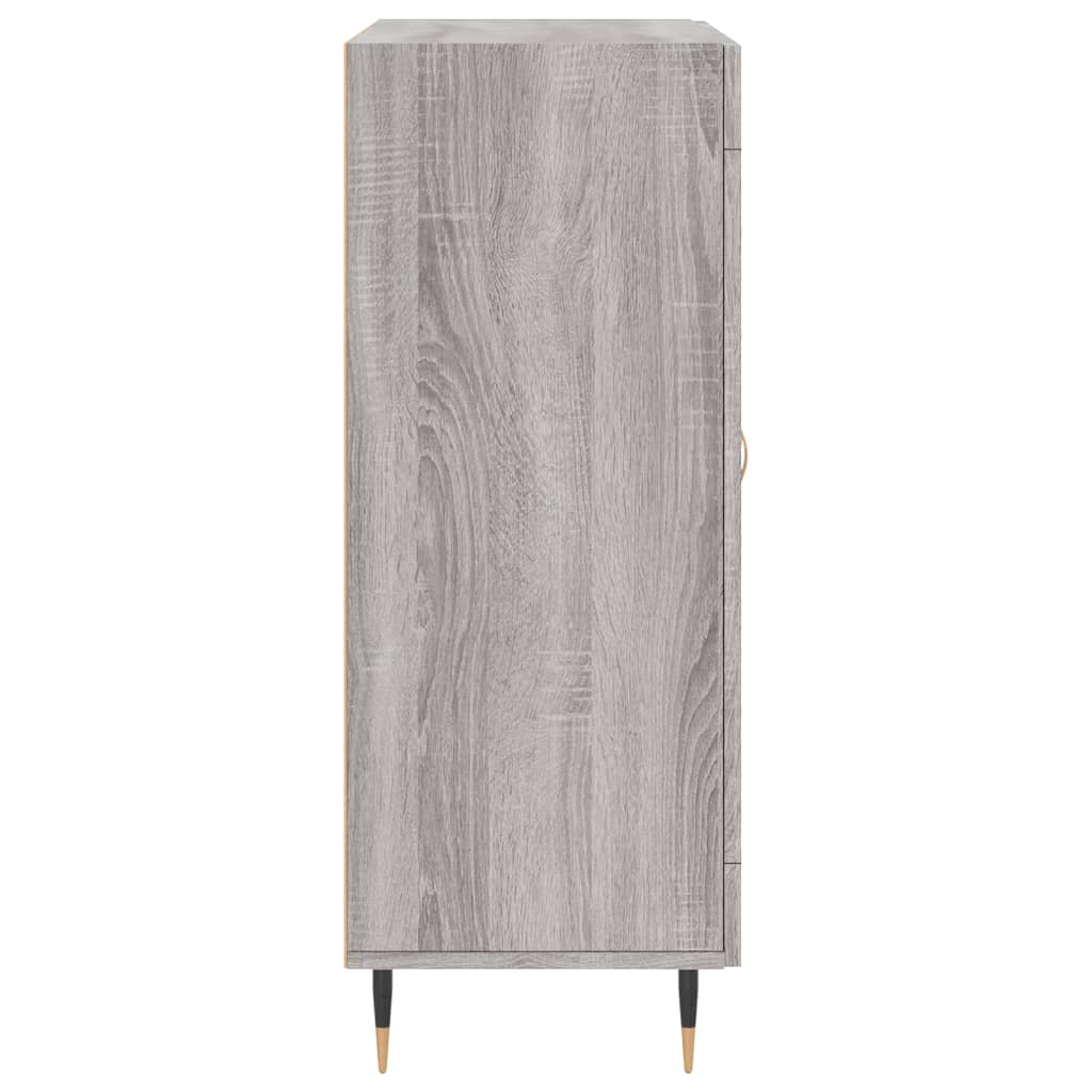 Credenza Grigio Sonoma 69,5x34x90 cm in Legno Multistrato 830178