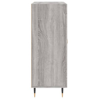 Credenza Grigio Sonoma 69,5x34x90 cm in Legno Multistrato 830178