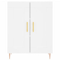 Credenza Bianca 69,5x34x90 cm in Legno Multistrato 830180