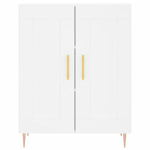 Credenza Bianca 69,5x34x90 cm in Legno Multistrato 830180