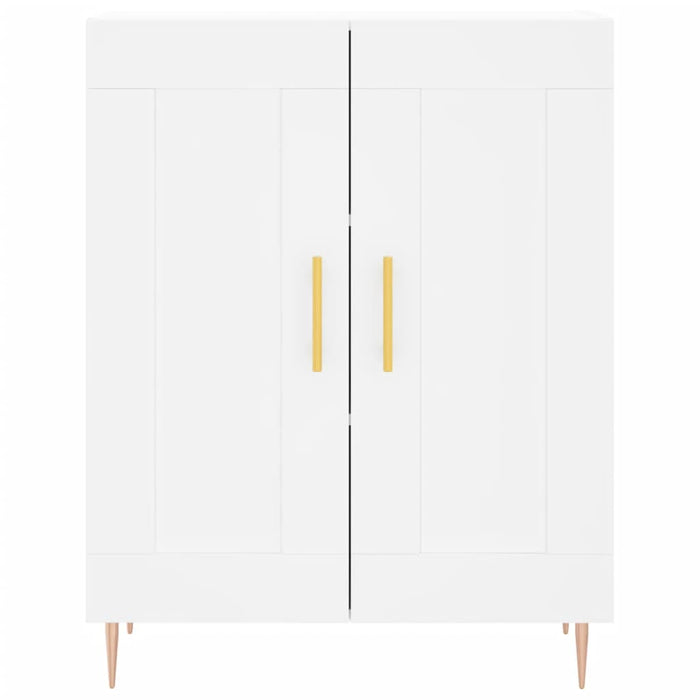 Credenza Bianca 69,5x34x90 cm in Legno Multistrato 830180