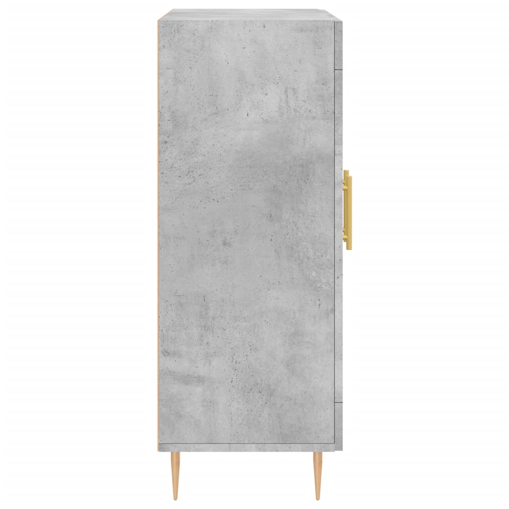 Credenza Grigio Cemento 69,5x34x90 cm in Legno Multistrato 830184